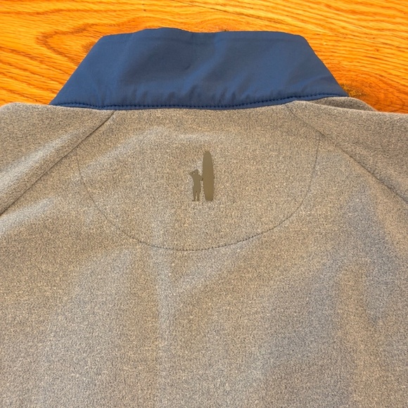 Johnnie-O Men's Golf Quarter-Zip Pullover in Blue Grey (Size Small) - Picture 8 of 8